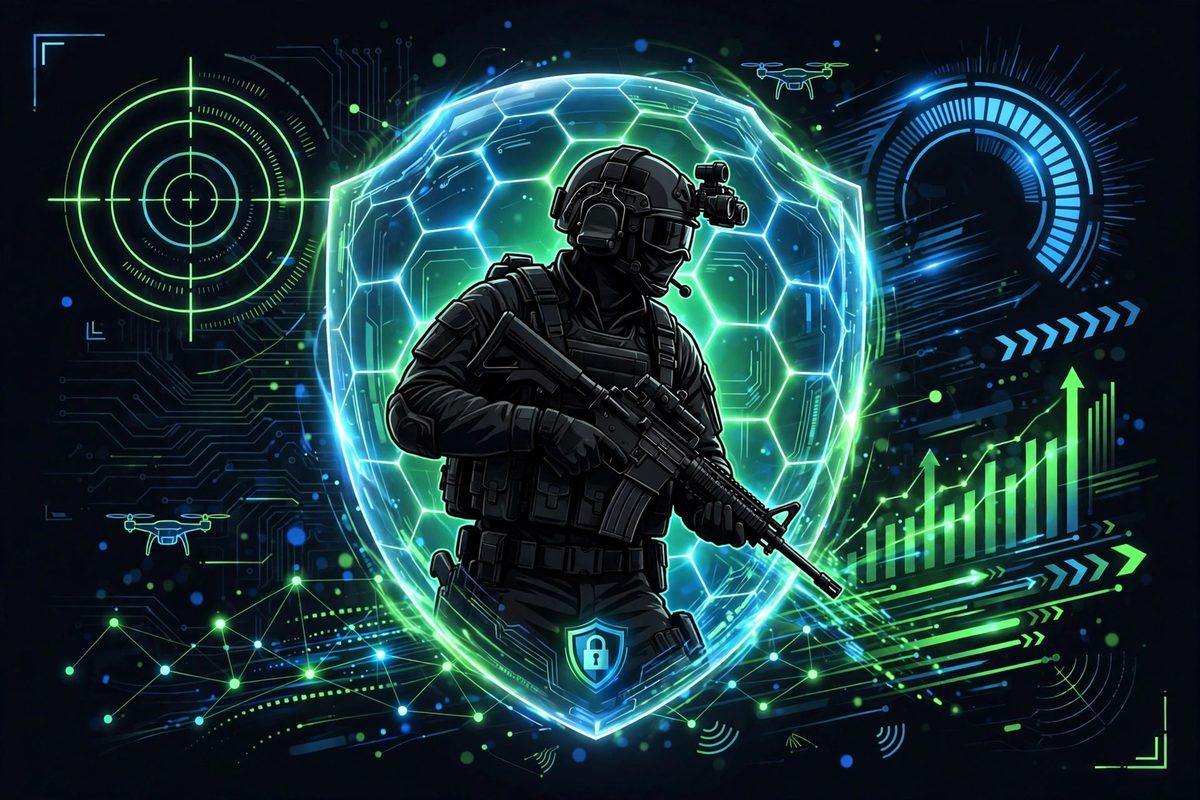 Warzone player protected by a VPN shield