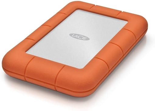 LaCie LAC9000298 Rugged Mini 2TB External Hard Drive Portable HDD