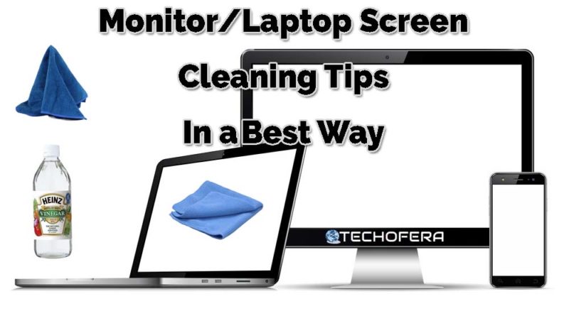 best way to clean a monitor screen