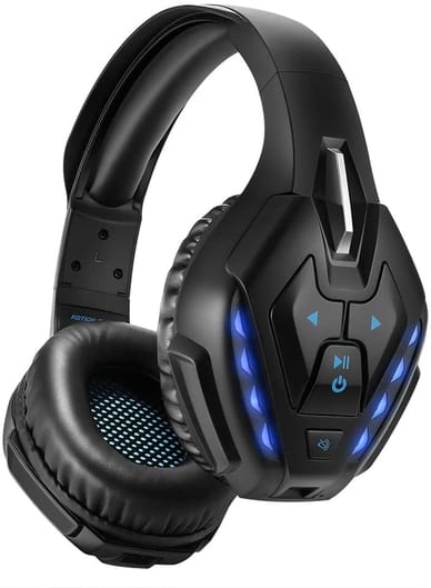 PHOINIKAS Detachable Wired Over Ear Gaming Headset