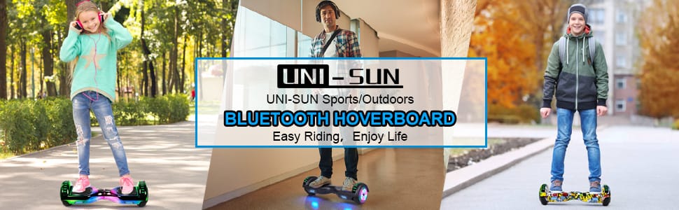 Two-Wheel Self Balancing Hoverboard with Bluetooth and Lights